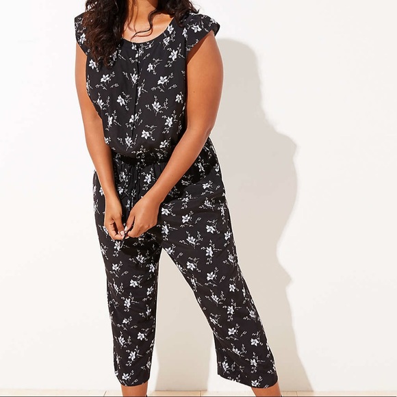 vince camuto tie waist crepe jumpsuit